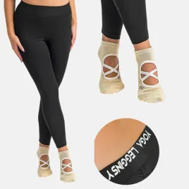 zestaw-legginsy-skarpetki-stopki-damskie-z-abs-fitness-joga-yo-bezowe-2xl