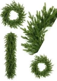 wianek-swiateczny-swierk-natura-z-jarzebina-3d-100percentpe-60-cm-kominek-drzwi