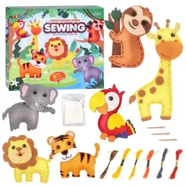 zestaw-do-szycia-filcowego-zwierzeta-tworzenia-breloczkow-nauka-szycia-diy