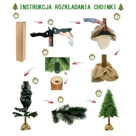 choinka-sztuczna-na-pniu-160cm-swiateczna-szron-snieg-juta-szyszki-jak-zywa