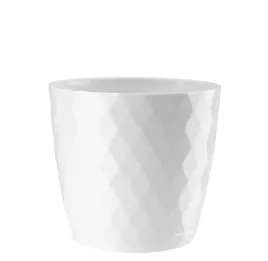 doniczka-oslonka-plastikowa-cristal-14-cm-bialy-polysk-geometryczny-wzor