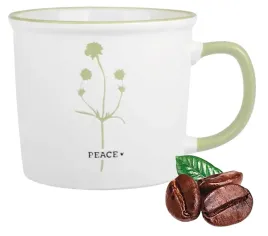 kubek-porcelanowy-new-bone-unique-360-ml-retro-bialo-zielony-napis-peace