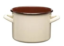 garnek-emaliowany-polewany-gladki-gordon-20-cm-44-l-kremowy-brazowy-srodek