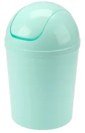 kosz-uchylny-na-smieci-trio-5-l-zielony-mietowy-pastelowy-obrotowa-klapka