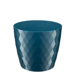 doniczka-oslonka-plastikowa-cristal-14cm-granatowy-polysk-geometryczny-wzor