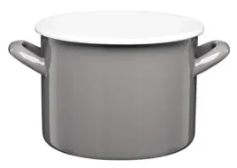 garnek-emaliowany-polewany-gladki-gordon-22-cm-60-l-szary-bialy-srodek