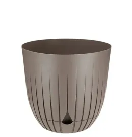 doniczka-donica-plastikowa-z-podstawka-13-cm-prazkowany-wzor-brazowo-bezowy