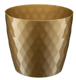 doniczka-oslonka-plastikowa-cristal-20-cm-zlota-polysk-geometryczny-wzor