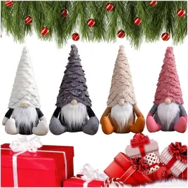 zestaw-skrzatow-gnomow-swiatecznych-pod-choinke-krasnale-ozdobne-4-sztuki