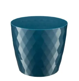 doniczka-oslonka-plastikowa-cristal-16cm-granatowy-polysk-geometryczny-wzor