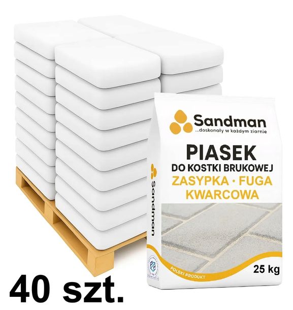PIASEK KWARCOWY Premium ZASYPKA FUGA DO KOSTKI BRUKOWEJ Suchy 1000 kg 05-12