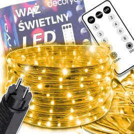 waz-swietlny-zewnetrzny-led-lampki-bialy-cieply-10m-swiecacy-wodoodporny