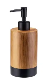 dozownik-do-mydla-z-pompka-wood-polyresin-czarny-mat-imitacja-bambusa-loft