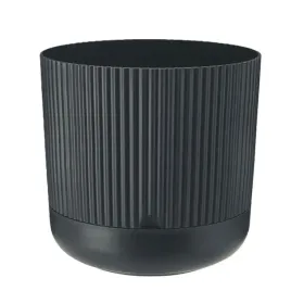 doniczka-plastikowa-z-podstawka-oslonka-18-cm-mat-antracytowa-prazkowana