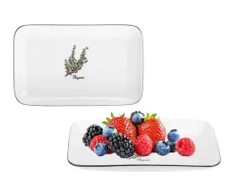 polmisek-porcelanowy-prostokatny-prowansja-20-cm-mleczna-biel-tymianek