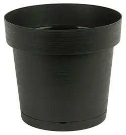 doniczka-plastikowa-z-podstawka-melrose-glamour-39-cm-antracytowy-matowy