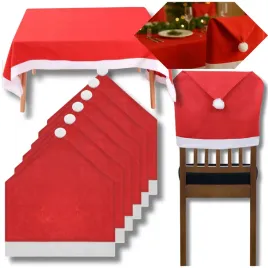 pokrowce-na-krzesla-swiateczne-6-szt-czapka-mikolaja-obrus-zestaw-ozdoba