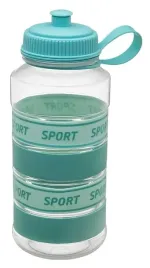 butelka-sportowa-bidon-maxi-1000-ml-zielono-mietowa-silikonowe-opaski-sport