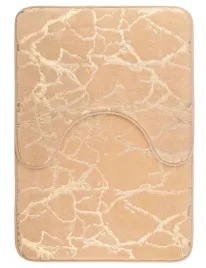 dywaniki-lazienkowe-marlene-kpl-2-szt-bezowy-stylowy-zloty-wzor-miekkie