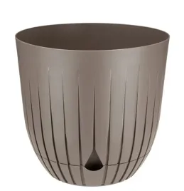 doniczka-donica-plastikowa-z-podstawka-21-cm-prazkowany-wzor-brazowo-bezowy