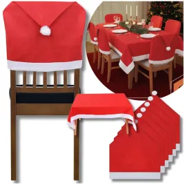 pokrowce-na-krzesla-swiateczne-6-szt-czapka-mikolaja-obrus-zestaw-ozdoba