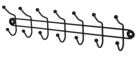 wieszak-scienny-7-ramienny-reczniki-ubrania-czarny