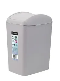 kosz-uchylny-slim-10-l-smieci-odpadki-szary-waski