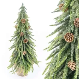 choinka-sztuczna-mala-zielona-naturalne-szyszki-brokat-pe-zlota-40-cm