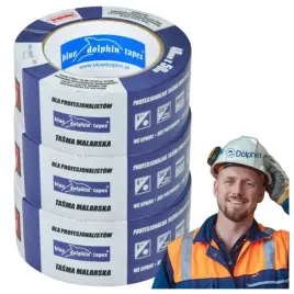 tasma-malarska-niebieska-blue-dolphin-papierowa-odporna-na-uv-48-mm-x-50-m