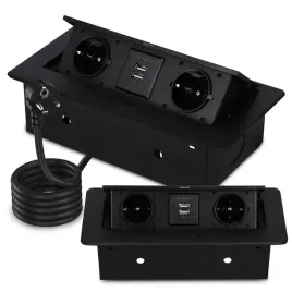 gniazdo-nablatowe-chowane-w-blat-kuchenny-potrojne-wpuszczane-2x-230v-biuro