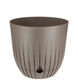 doniczka-donica-plastikowa-z-podstawka-16-cm-prazkowany-wzor-brazowo-bezowy