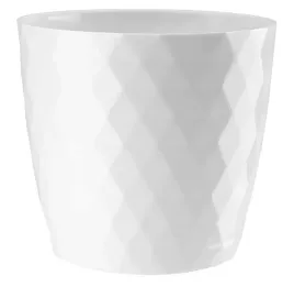 doniczka-oslonka-plastikowa-cristal-20-cm-biala-polysk-geometryczny-wzor