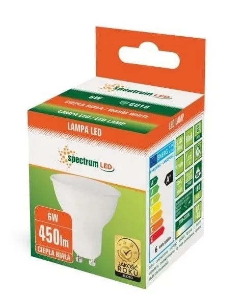 zarowka-led-gu10-6w-ciepla-stan-nowy
