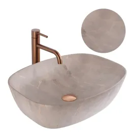 umywalka-ceramiczna-nablatowa-freja-beige-stone-bezowa-prostokatna-rea
