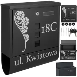 czarna-skrzynka-do-korespondencji-ozdobiona-napisem