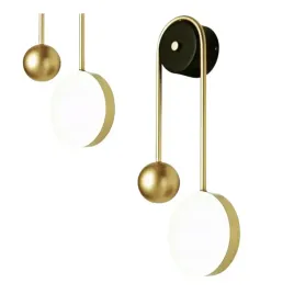 lampa-scienna-kinkiet-led-metalowy-czarny-zloty-kula-black-gold