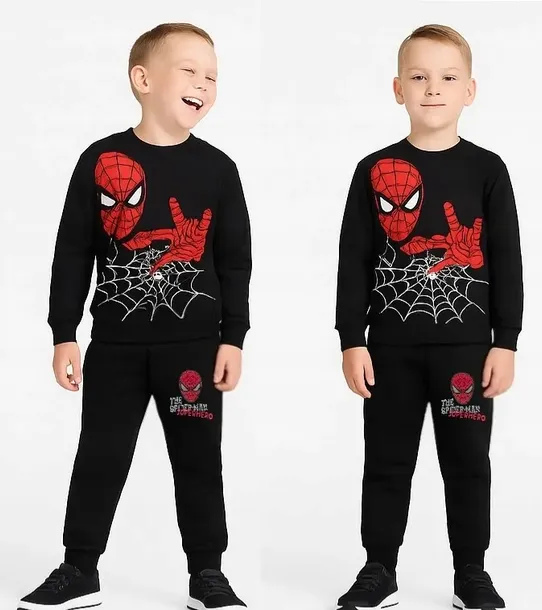 Komplet 116 dla chłopca BLUZA SPODNIE dres chłopięcy sportowy SPIDER-MAN