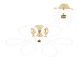 lampa-sufitowa-wiszaca-zlota-biala-led-kwiat-biale-pierscienie-nowoczesna