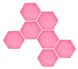 panel-scienny-hexagon-samoprzylepny-filc-pink