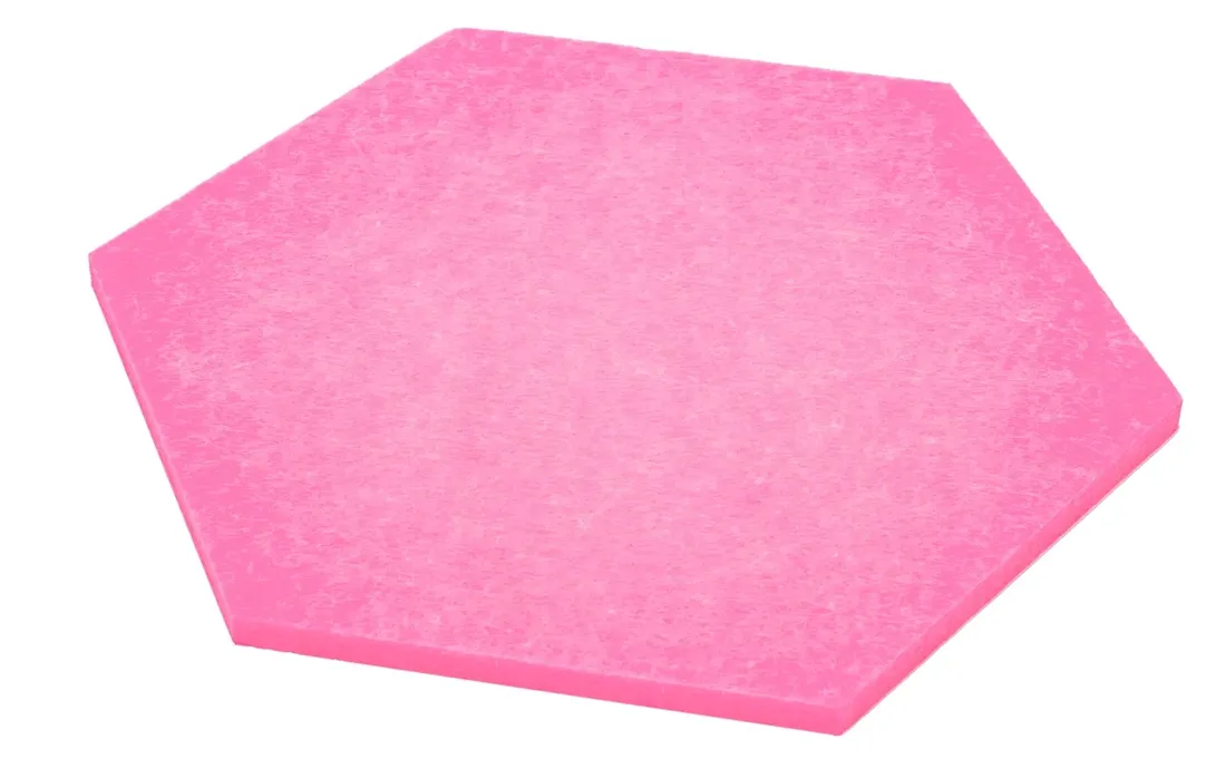 panel-scienny-hexagon-samoprzylepny-filc-pink-stan-nowy