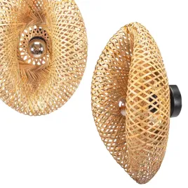 lampa-scienna-kinkiet-naturalna-drewno-bambusowe-pleciona-boho-e27