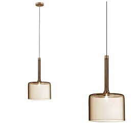 lampa-sufitowa-wiszaca-pojedyncza-bursztynowa-szklana-amber-a-14-cm-g4
