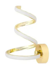 lampa-scienna-kinkiet-led-zloty-polysk-18w-spirala-swiatlo-biale-spring-up