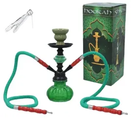 shisha-fajka-wodna-szisza-2-weze-27cm-zielona