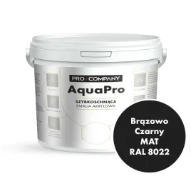 aqua-pro-emalia-akrylowa-szybkoschnaca-9l-brazowo-czarny-mat-ral-8022