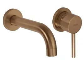 bateria-umywalkowa-wiszaca-podtynkowa-scienna-miedz-szczotkowana-lungo