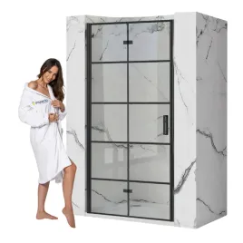 drzwi-prysznicowe-skladane-rea-czarne-szklo-transparentne-molier-black-90cm