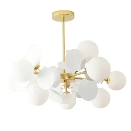 lampa-sufitowa-wiszaca-zlota-biale-mleczne-kule-gold-white-12x-e27