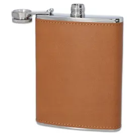 piersiowka-stalowa-skorzana-brazowa-eko-skora-nierdzewna-240ml-prezent