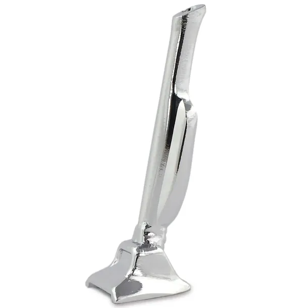 SNORTER RURKA DO TABAKI ODKURZACZ 5,6cm SREBRNY
